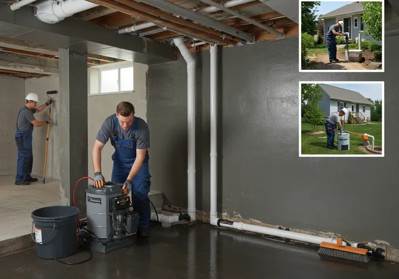 Basement Waterproofing and Flood Prevention process in Meridian Hills, IN